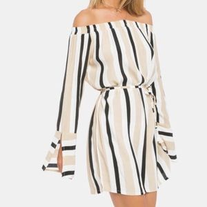 Faithfull the brand off the shoulder dress! Size6